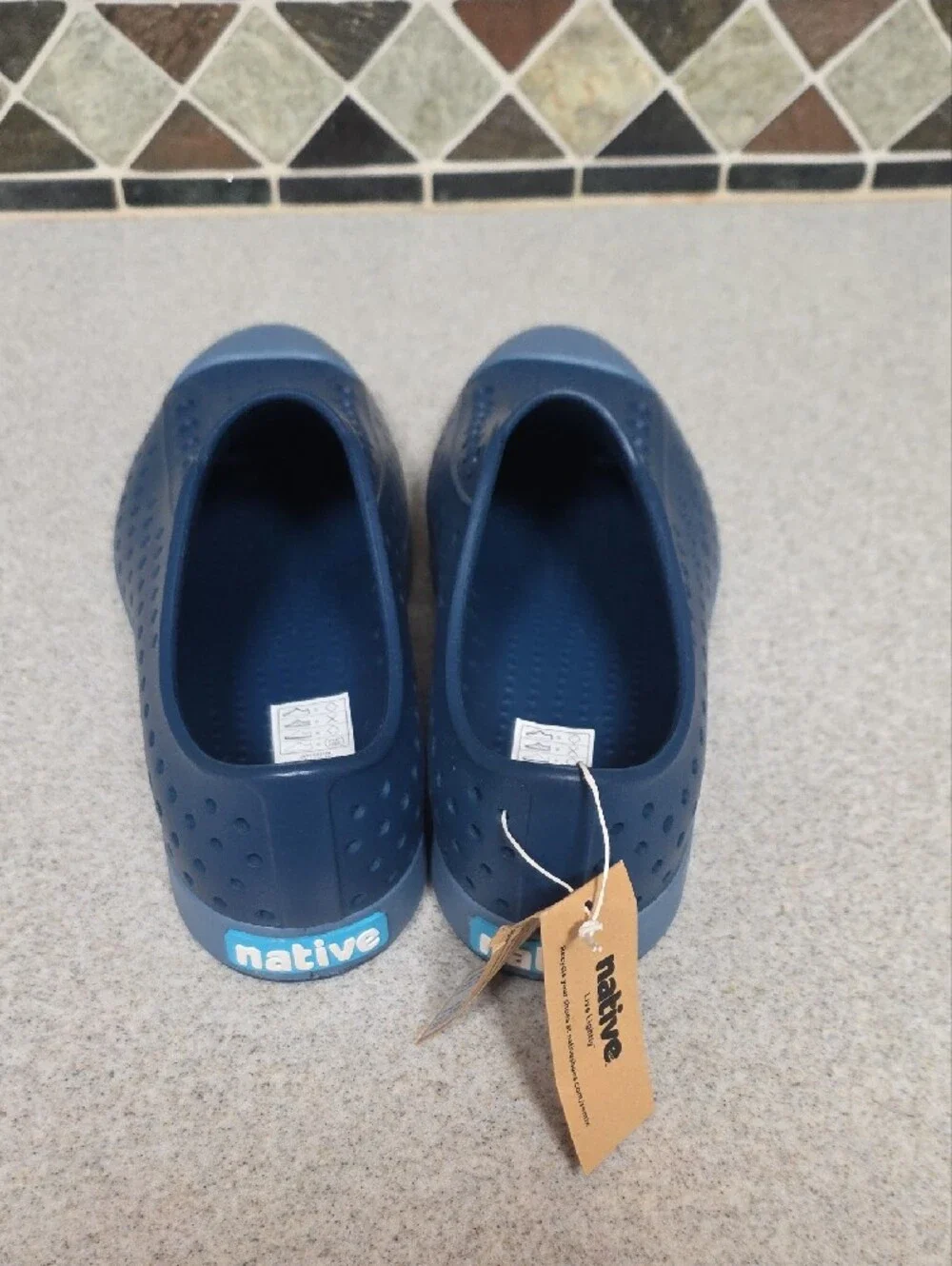 Native Unisex Navy Blue Jefferson Lite Slip-On Shoes